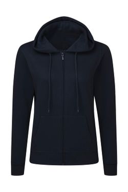 Damen Kapuzenpullover mit durchgehendem Reißverschluss