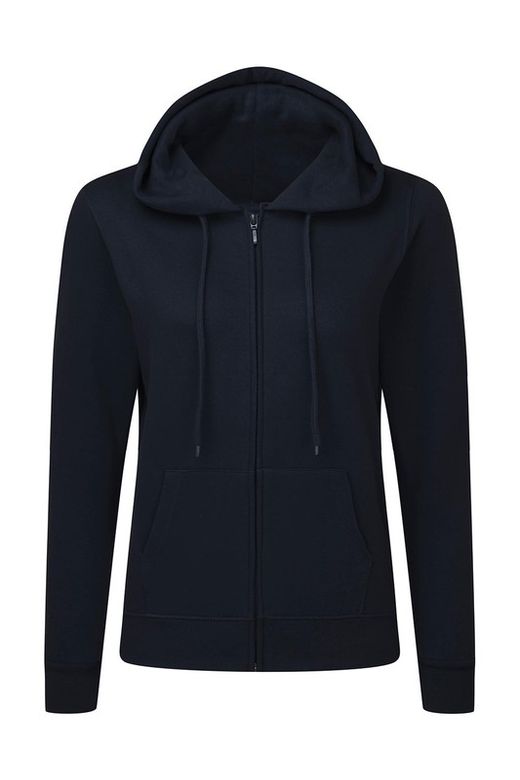 Damen Kapuzenpullover mit durchgehendem Reißverschluss