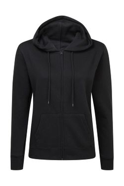 Damen Kapuzenpullover mit durchgehendem Reißverschluss