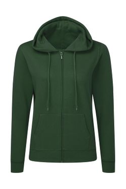 Damen Kapuzenpullover mit durchgehendem Reißverschluss