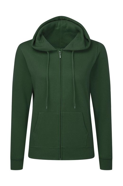 Damen Kapuzenpullover mit durchgehendem Reißverschluss