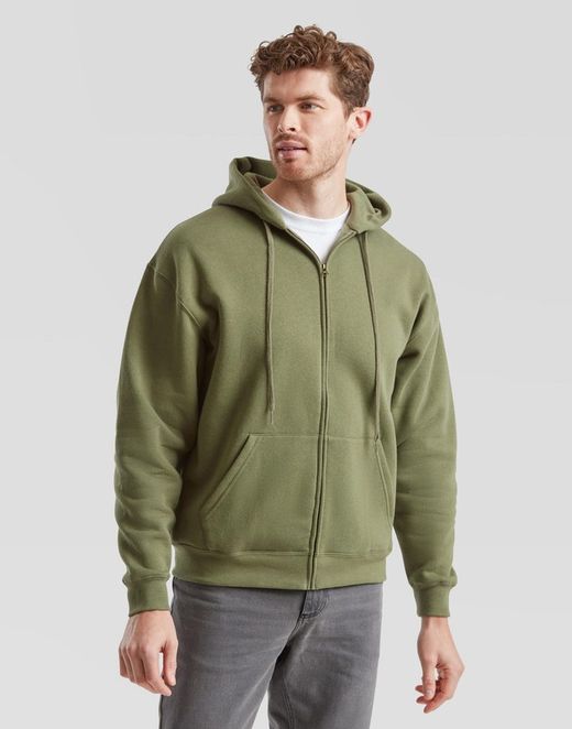 Premium Hoodie mit durchgehendem Reißverschluss