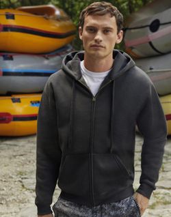 Premium Hoodie mit durchgehendem Reißverschluss