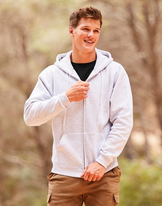 Premium Hoodie mit durchgehendem Reißverschluss