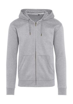 Sudadera capucha cremallera sin etiquetas Unisex