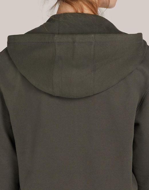 Sudadera capucha cremallera sin etiquetas Unisex