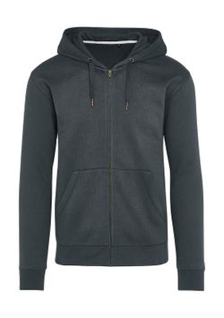 Sudadera capucha cremallera sin etiquetas Unisex
