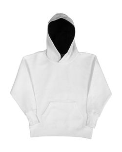Felpa con cappuccio a contrasto da bambino