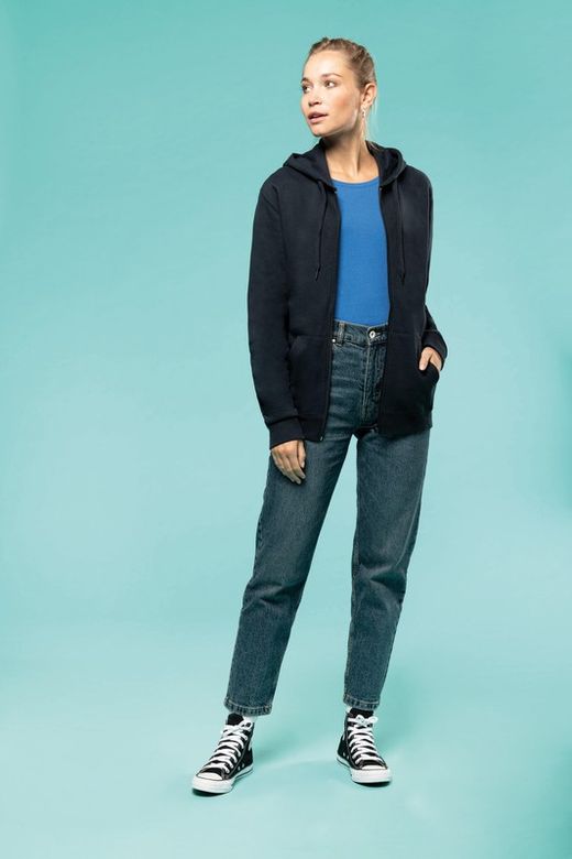 Kapuzenpullover mit Reißverschluss