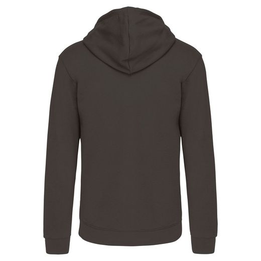 Contrast Zip Hoodie
