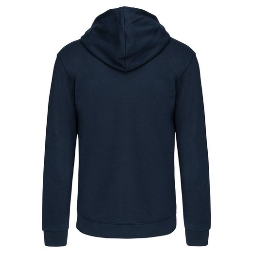 Contrast Zip Hoodie