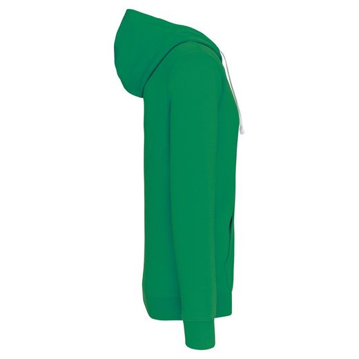 Contrast Zip Hoodie