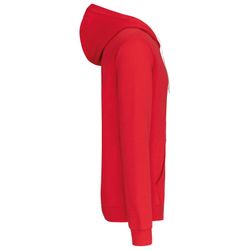 Contrast Zip Hoodie