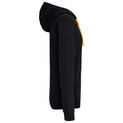 Contrast Zip Hoodie