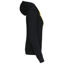 Damen Contrast Zip Hoodie