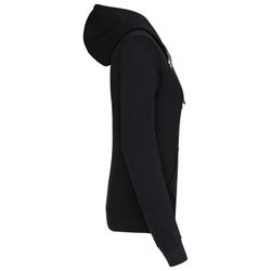 Damen Contrast Zip Hoodie