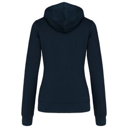 Damen Contrast Zip Hoodie