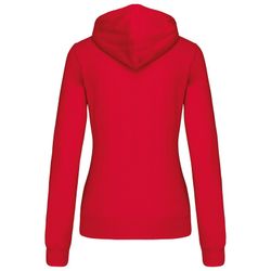 Damen Contrast Zip Hoodie