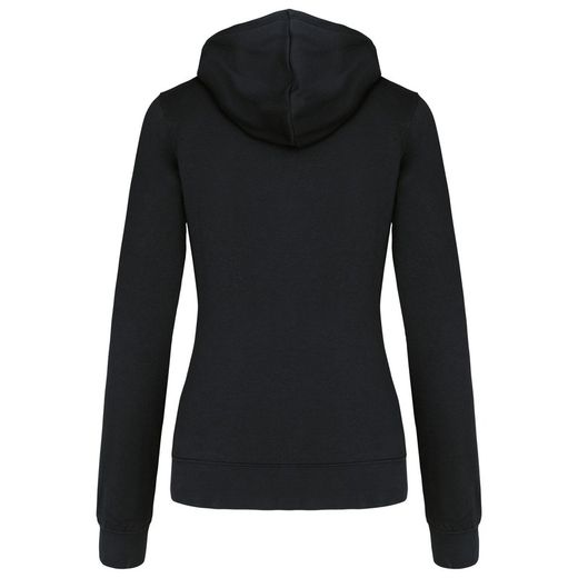 Damen Contrast Zip Hoodie