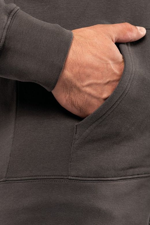 Öko-verantwortungsbewusster Zip-Up-Hoodie für Herren