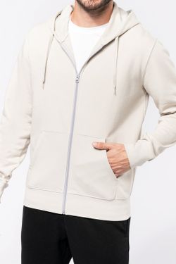 Öko-verantwortungsbewusster Zip-Up-Hoodie für Herren