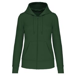 Sudadera Capucha Y Cremallera Ecorresponsable Mujer