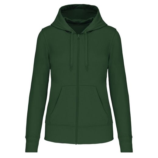 Sudadera Capucha Y Cremallera Ecorresponsable Mujer