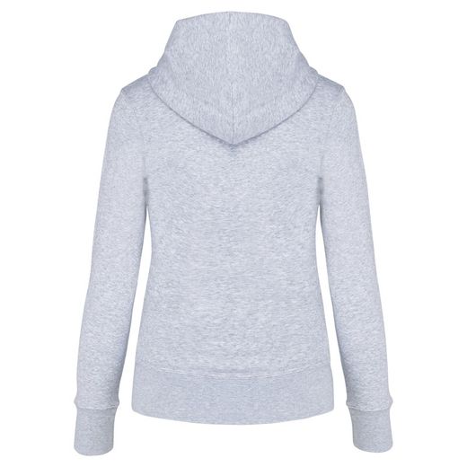 Sudadera Capucha Y Cremallera Ecorresponsable Mujer