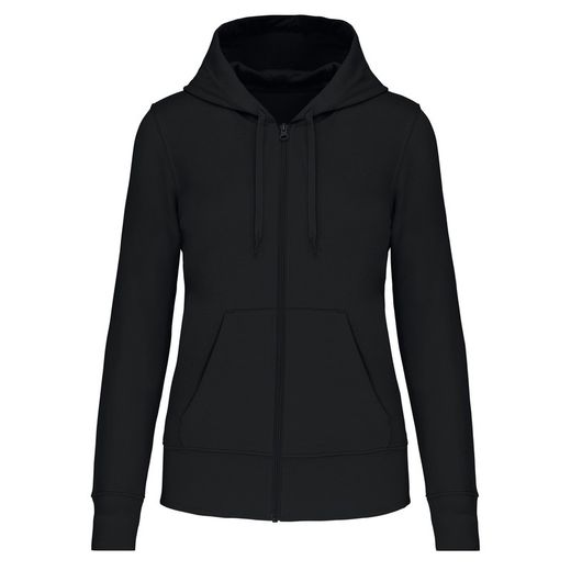 Sudadera Capucha Y Cremallera Ecorresponsable Mujer