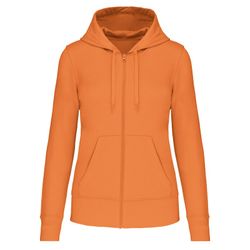 Sudadera Capucha Y Cremallera Ecorresponsable Mujer