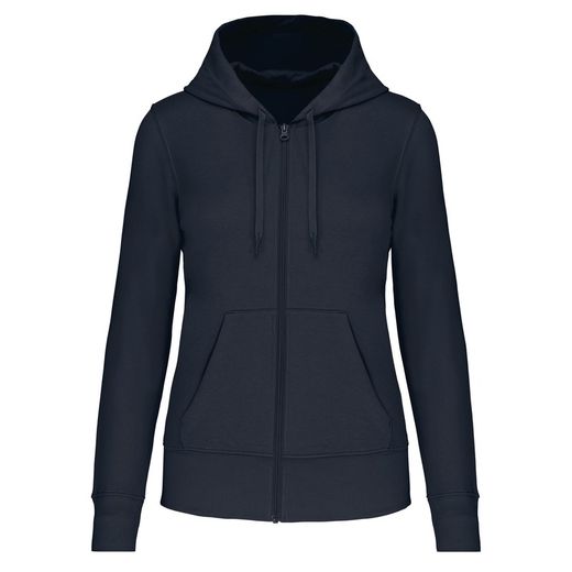 Sudadera Capucha Y Cremallera Ecorresponsable Mujer