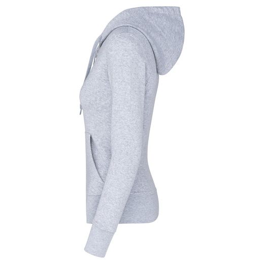 Sudadera Capucha Y Cremallera Ecorresponsable Mujer