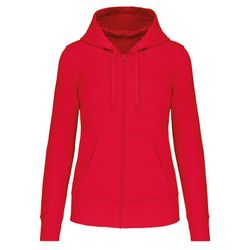 Sudadera Capucha Y Cremallera Ecorresponsable Mujer