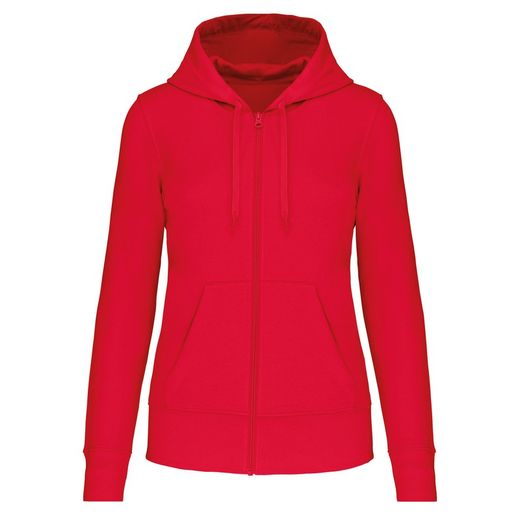 Sudadera Capucha Y Cremallera Ecorresponsable Mujer