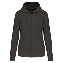Sudadera Capucha Y Cremallera Ecorresponsable Mujer