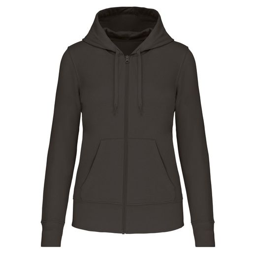 Sudadera Capucha Y Cremallera Ecorresponsable Mujer
