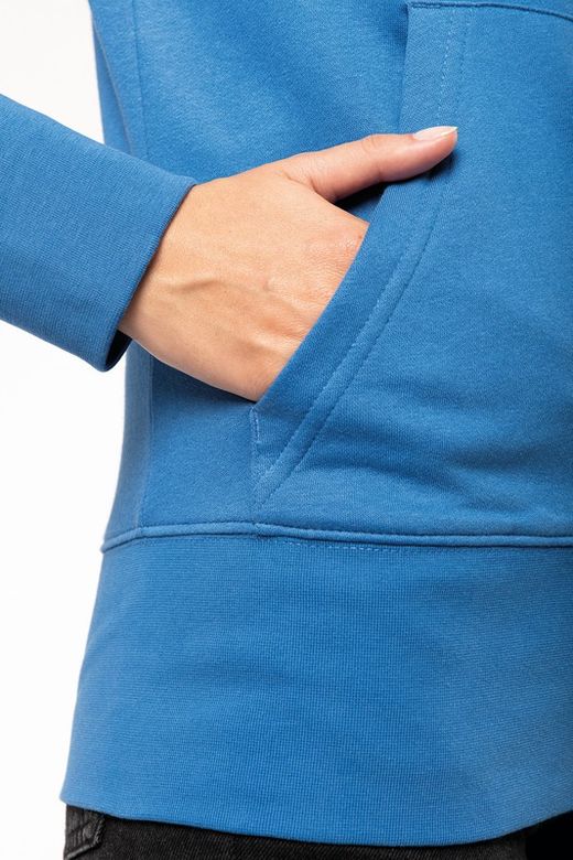 Sudadera Capucha Y Cremallera Ecorresponsable Mujer