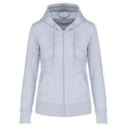 Sudadera Capucha Y Cremallera Ecorresponsable Mujer