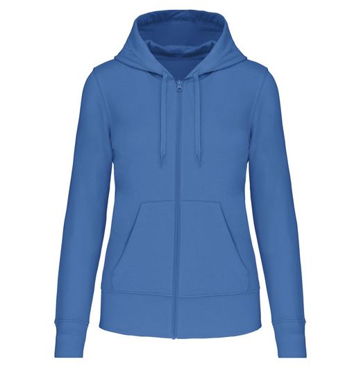 Sudadera Capucha Y Cremallera Ecorresponsable Mujer