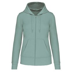 Sudadera Capucha Y Cremallera Ecorresponsable Mujer