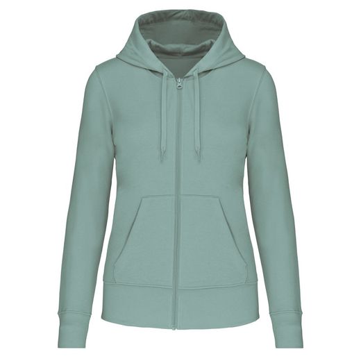 Sudadera Capucha Y Cremallera Ecorresponsable Mujer