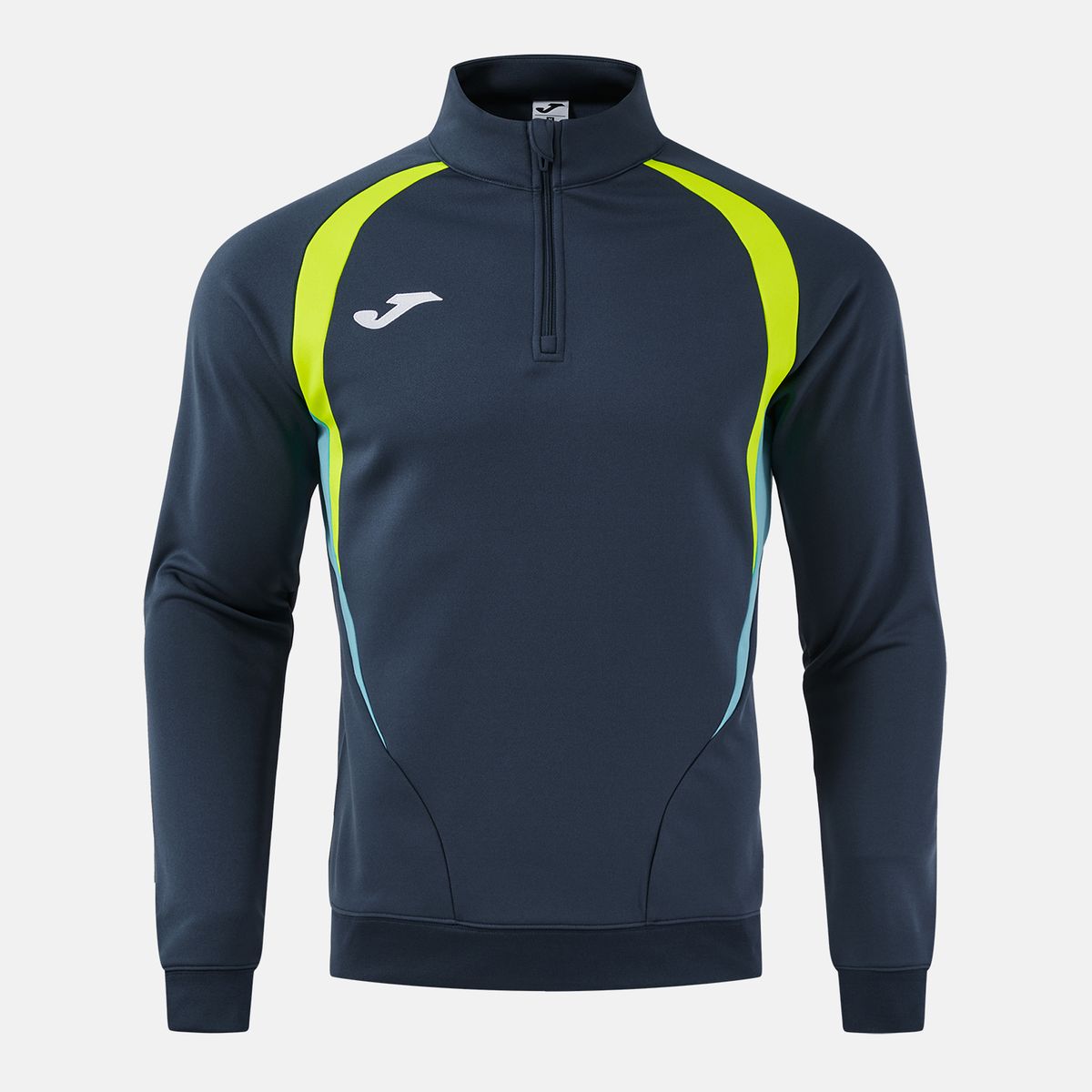 Sudadera Championship 20 Dark Navy Amarillo Flúor