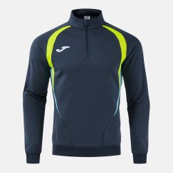 Sudadera Championship 20 Dark Navy Amarillo Flúor
