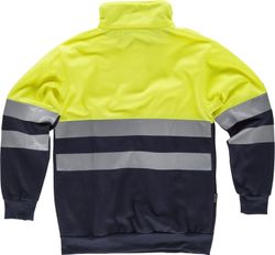 Sudadera combinada Alta Visibilidad Marino Amarillo A.V.