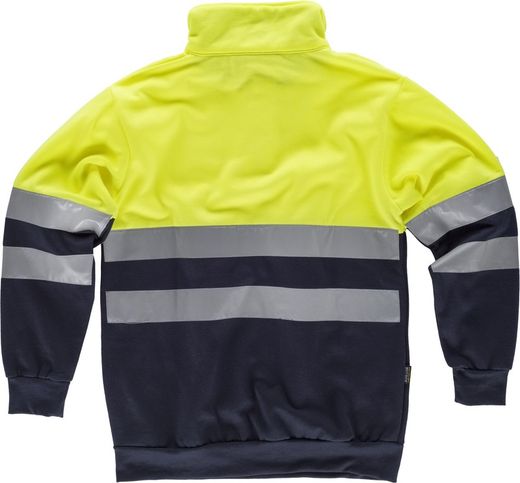 Sudadera combinada Alta Visibilidad Marino Amarillo A.V.