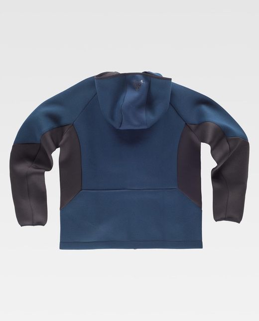 Sudadera con capucha y manga ranglan Azafata / Negro