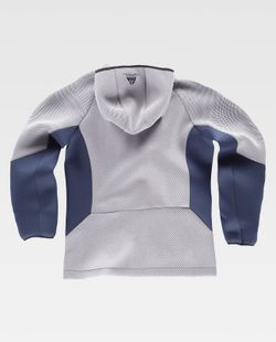 Sudadera combinada con capucha y manga ranglan Gris / Marino