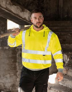 Sudadera con capucha alta visibilidad Cork