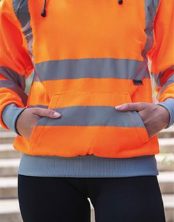Sudadera con capucha alta visibilidad Cork