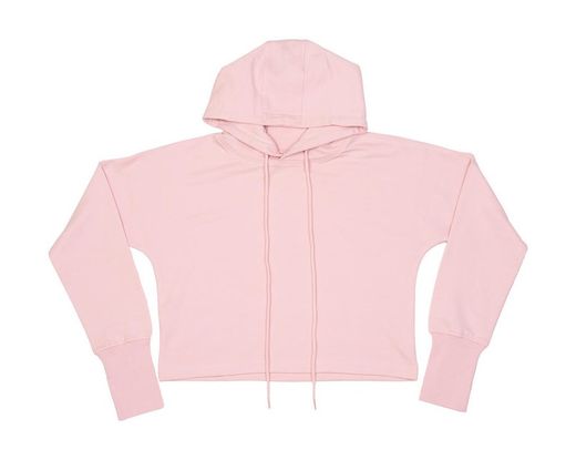 Sudadera corta con capucha mujer
